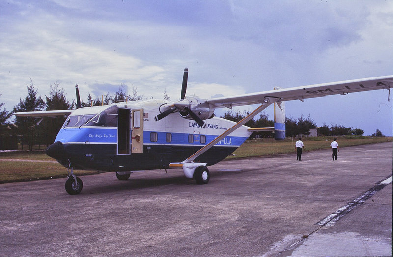 Pulau Layang Layang, Skyvan